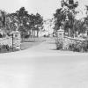 La Casa de Josefina gates in 1927.
